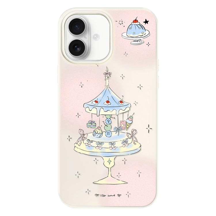 Skin Feeling Jelly TPU Hybrid PC Phone Case, For iPhone 16 Plus