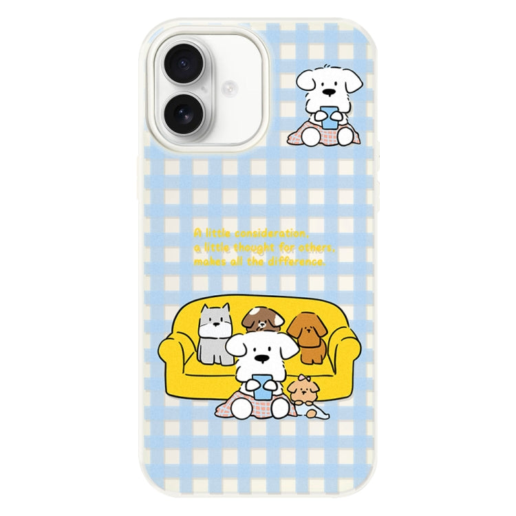 Skin Feeling Jelly TPU Hybrid PC Phone Case, For iPhone 16 Plus