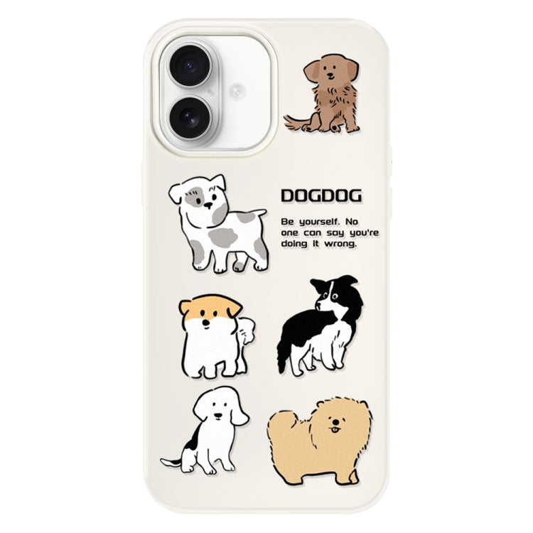 Skin Feeling Jelly TPU Hybrid PC Phone Case, For iPhone 16 Plus