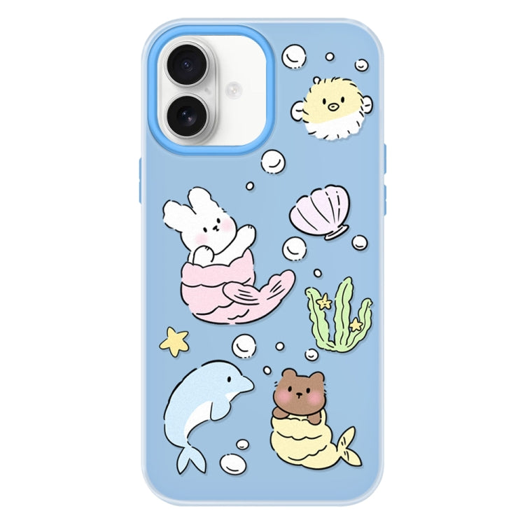 Skin Feeling Jelly TPU Hybrid PC Phone Case, For iPhone 16