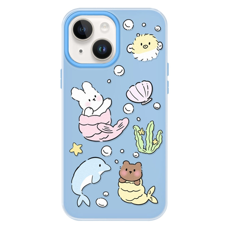 Skin Feeling Jelly TPU Hybrid PC Phone Case, For iPhone 15 Plus