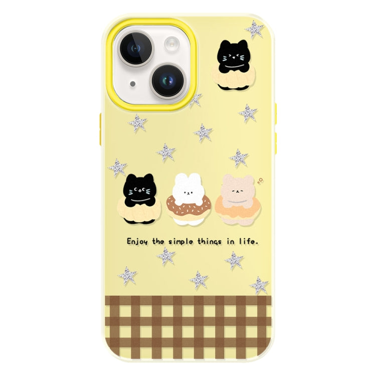 Skin Feeling Jelly TPU Hybrid PC Phone Case, For iPhone 15