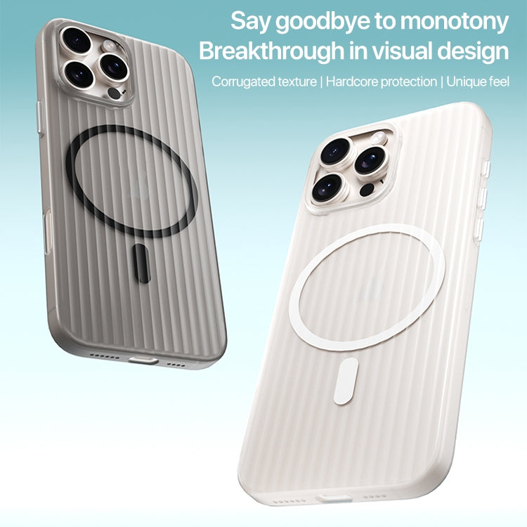 PC Corrugated MagSafe Phone Case, For iPhone 13 Pro Max, For iPhone 13 Pro, For iPhone 13
