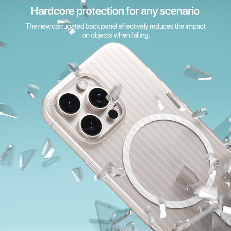 PC Corrugated MagSafe Phone Case, For iPhone 13 Pro Max, For iPhone 13 Pro, For iPhone 13