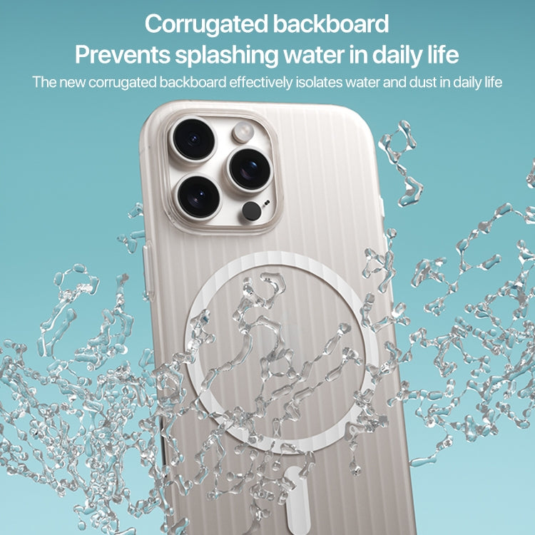PC Corrugated MagSafe Phone Case, For iPhone 13 Pro Max, For iPhone 13 Pro, For iPhone 13