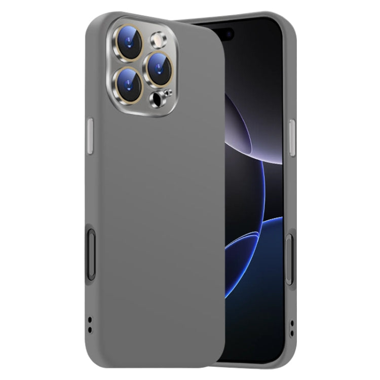 Nano Lens Cover Liquid Silicone Phone Case, For iPhone 16 Pro Max, For iPhone 16 Pro