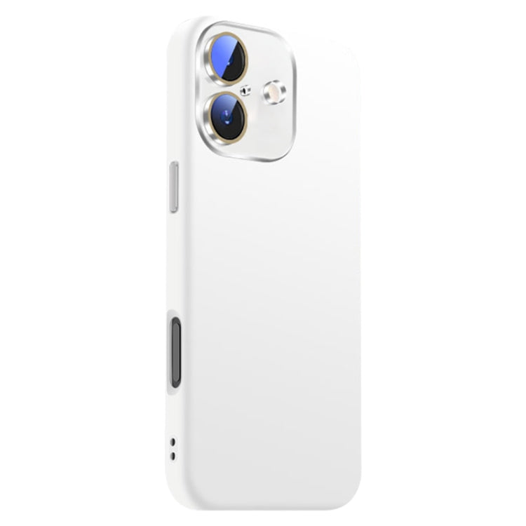 Nano Lens Cover Liquid Silicone Phone Case, For iPhone 16 Plus, For iPhone 16