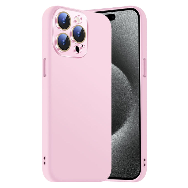 Nano Lens Cover Liquid Silicone Phone Case, For iPhone 15 Pro Max, For iPhone 15 Pro