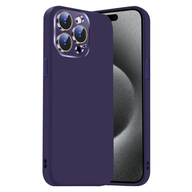 Nano Lens Cover Liquid Silicone Phone Case, For iPhone 15 Pro Max, For iPhone 15 Pro
