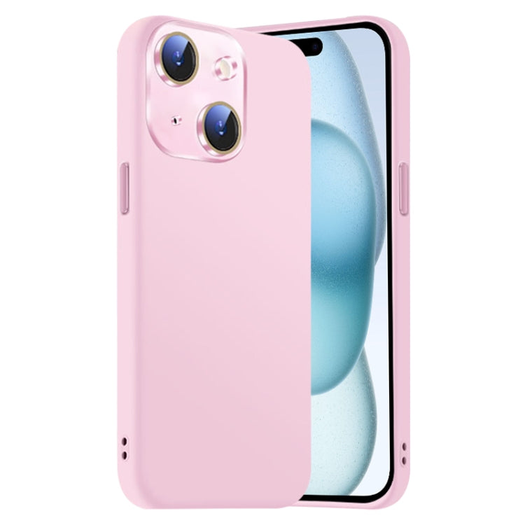 Nano Lens Cover Liquid Silicone Phone Case, For iPhone 15 Plus, For iPhone 15