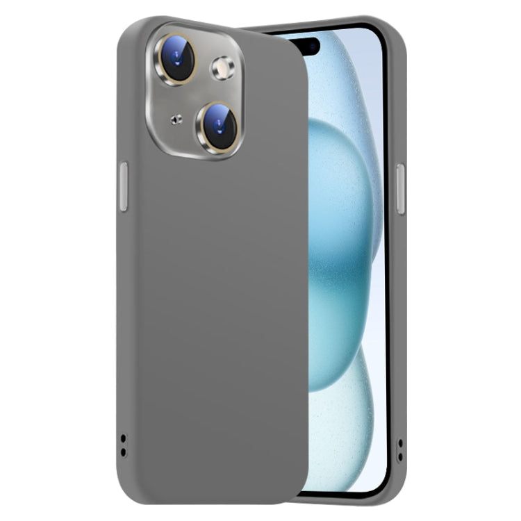 Nano Lens Cover Liquid Silicone Phone Case, For iPhone 15 Plus, For iPhone 15