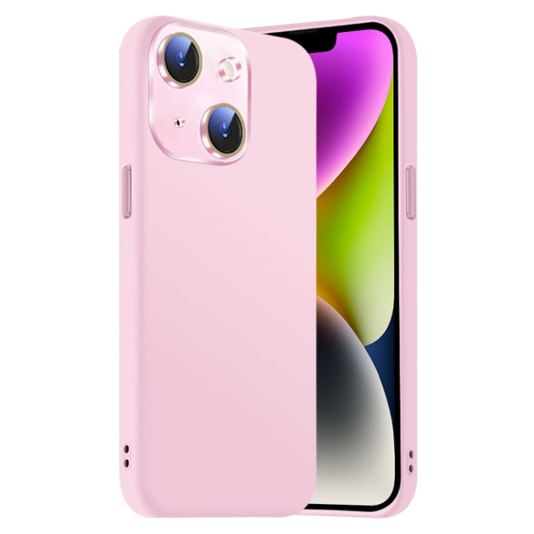 Nano Lens Cover Liquid Silicone Phone Case, For iPhone 14 Plus, For iPhone 14