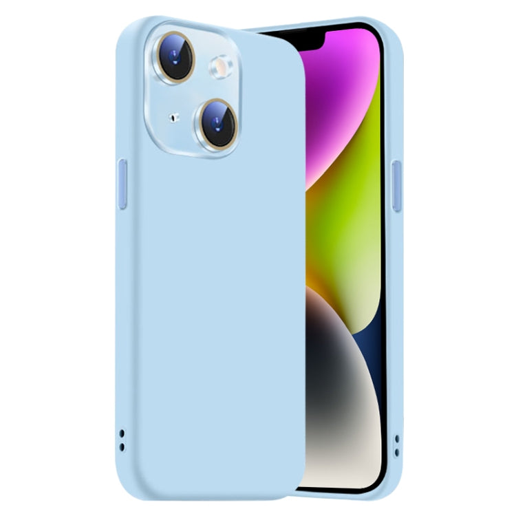 Nano Lens Cover Liquid Silicone Phone Case, For iPhone 14 Plus, For iPhone 14