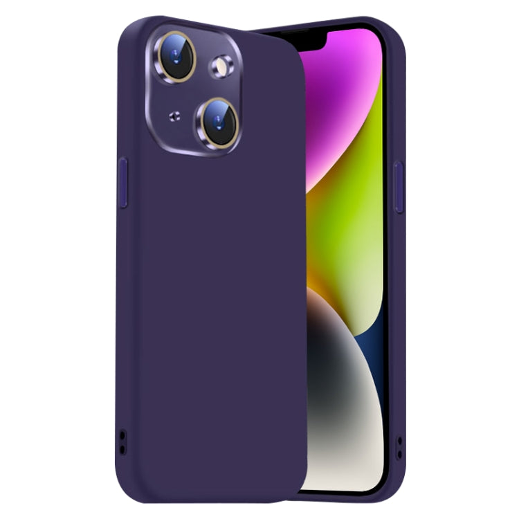 Nano Lens Cover Liquid Silicone Phone Case, For iPhone 14 Plus, For iPhone 14