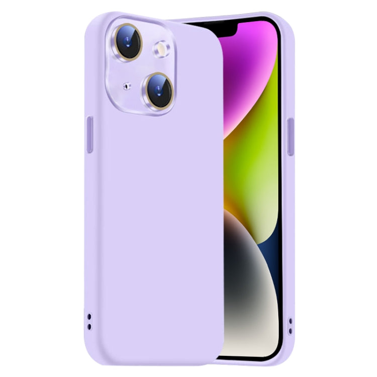 Nano Lens Cover Liquid Silicone Phone Case, For iPhone 14 Plus, For iPhone 14