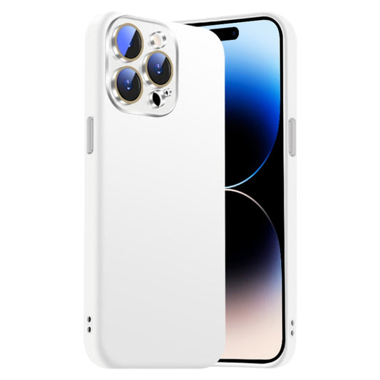 Nano Lens Cover Liquid Silicone Phone Case, For iPhone 14 Pro, For iPhone 14 Pro Max