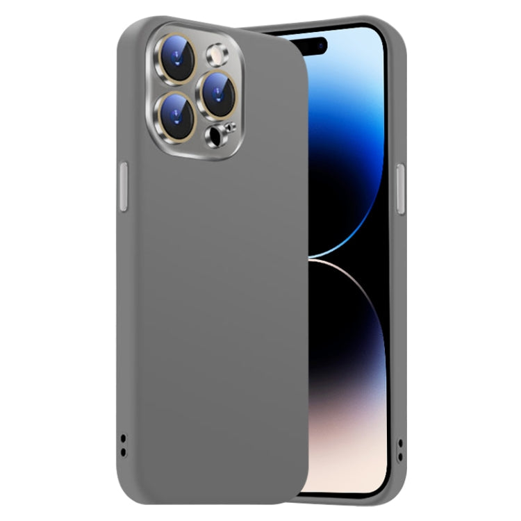 Nano Lens Cover Liquid Silicone Phone Case, For iPhone 14 Pro, For iPhone 14 Pro Max