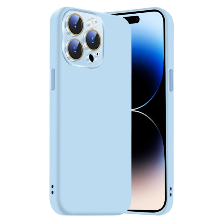 Nano Lens Cover Liquid Silicone Phone Case, For iPhone 14 Pro, For iPhone 14 Pro Max