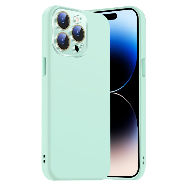 Nano Lens Cover Liquid Silicone Phone Case, For iPhone 14 Pro, For iPhone 14 Pro Max