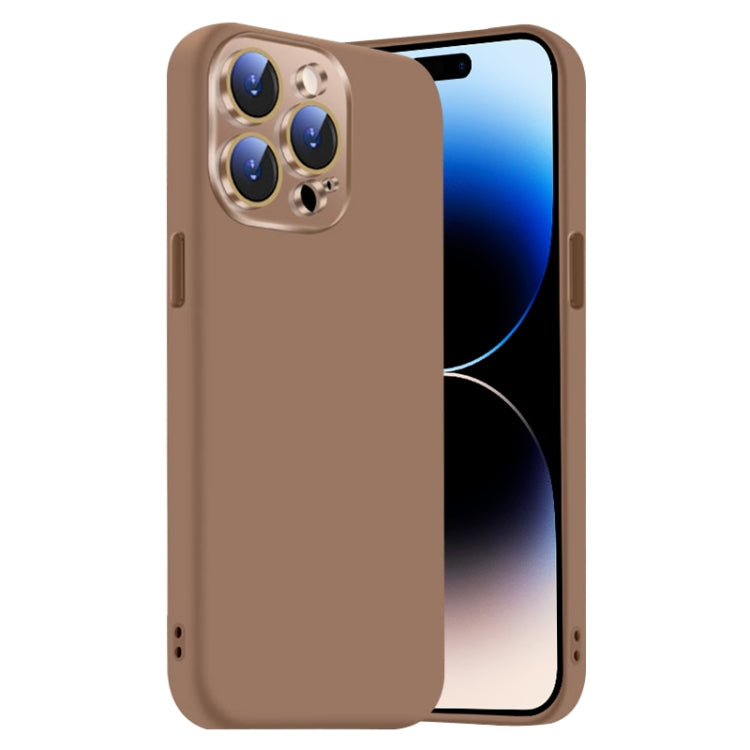 Nano Lens Cover Liquid Silicone Phone Case, For iPhone 14 Pro, For iPhone 14 Pro Max