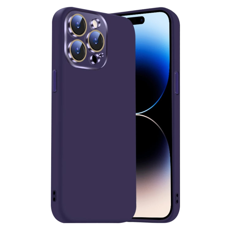 Nano Lens Cover Liquid Silicone Phone Case, For iPhone 14 Pro, For iPhone 14 Pro Max