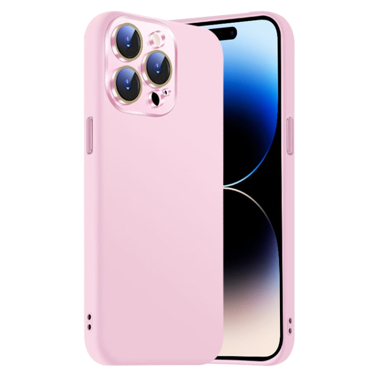 Nano Lens Cover Liquid Silicone Phone Case, For iPhone 14 Pro, For iPhone 14 Pro Max