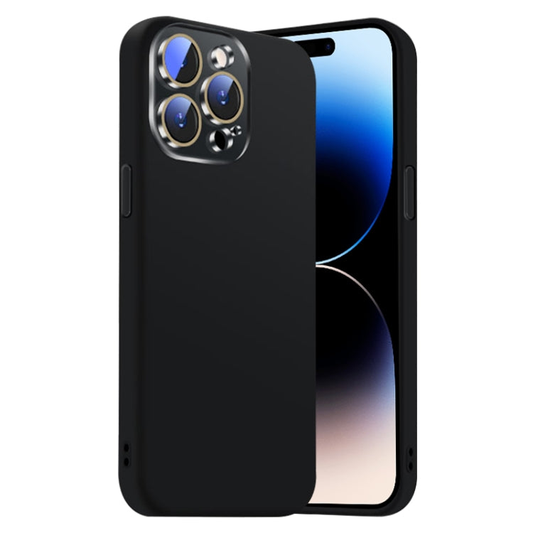 Nano Lens Cover Liquid Silicone Phone Case, For iPhone 14 Pro, For iPhone 14 Pro Max