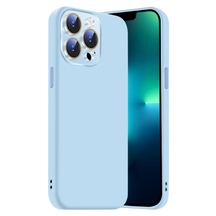 Nano Lens Cover Liquid Silicone Phone Case, For iPhone 13 Pro Max, For iPhone 13 Pro