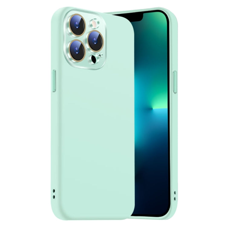 Nano Lens Cover Liquid Silicone Phone Case, For iPhone 13 Pro Max, For iPhone 13 Pro