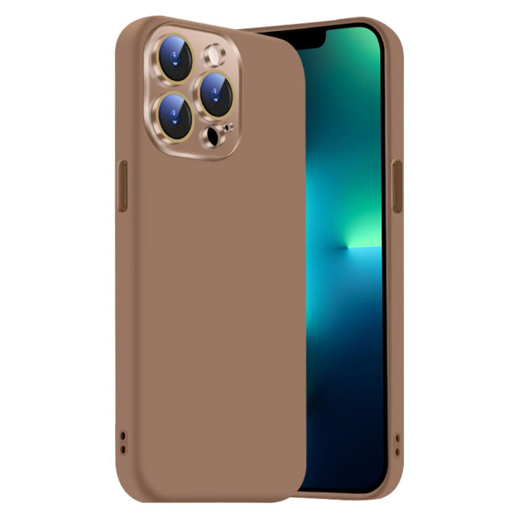 Nano Lens Cover Liquid Silicone Phone Case, For iPhone 13 Pro Max, For iPhone 13 Pro