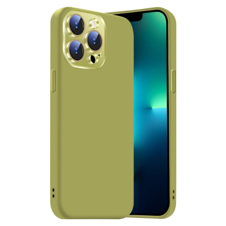 Nano Lens Cover Liquid Silicone Phone Case, For iPhone 13 Pro Max, For iPhone 13 Pro