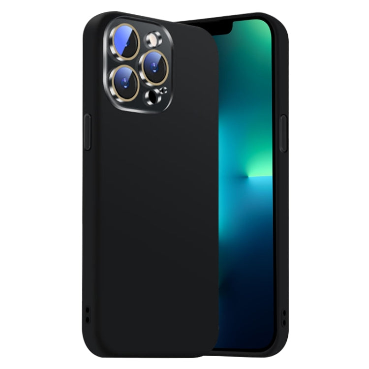 Nano Lens Cover Liquid Silicone Phone Case, For iPhone 13 Pro Max, For iPhone 13 Pro