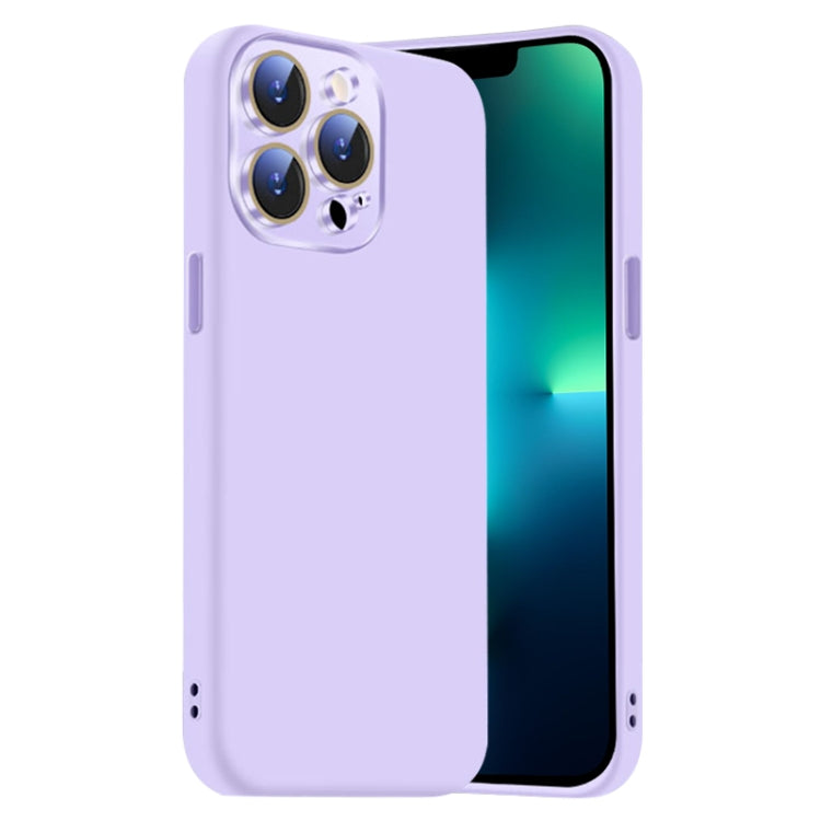 Nano Lens Cover Liquid Silicone Phone Case, For iPhone 13 Pro Max, For iPhone 13 Pro