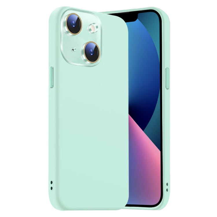 Nano Lens Cover Liquid Silicone Phone Case, For iPhone 13, For iPhone 12