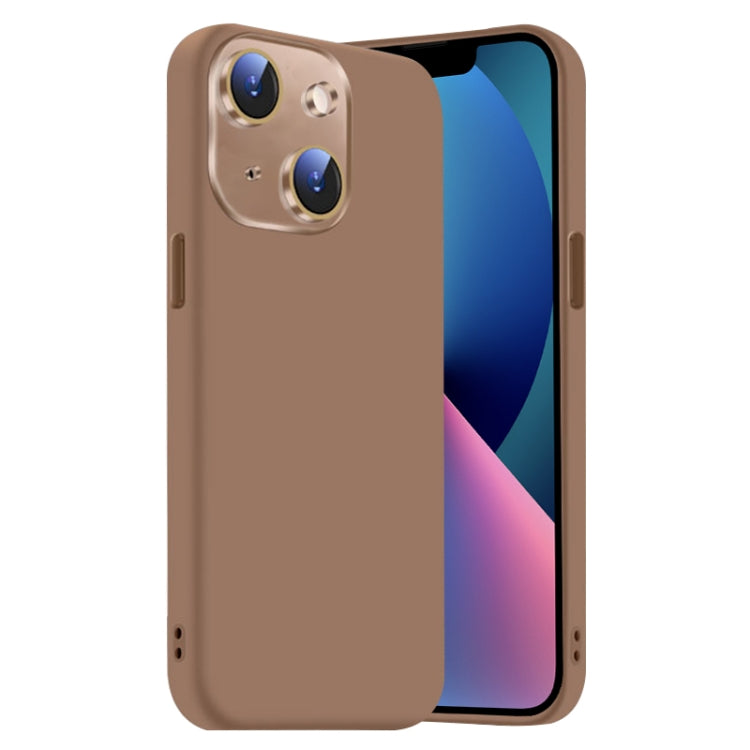 Nano Lens Cover Liquid Silicone Phone Case, For iPhone 13, For iPhone 12