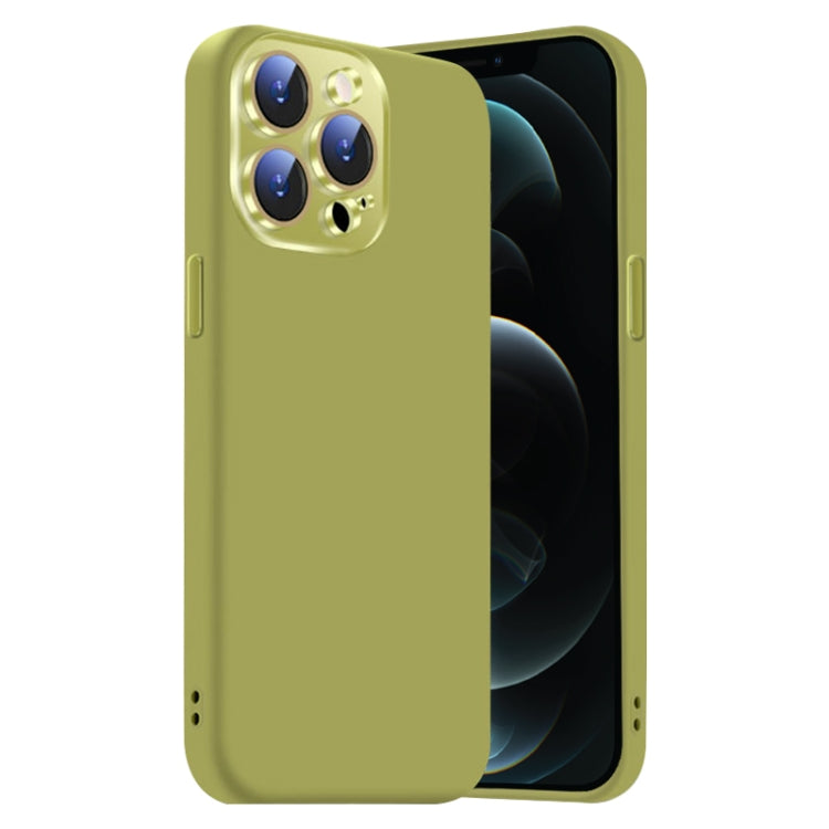 Nano Lens Cover Liquid Silicone Phone Case, For iPhone 12 Pro Max, For iPhone 12 Pro