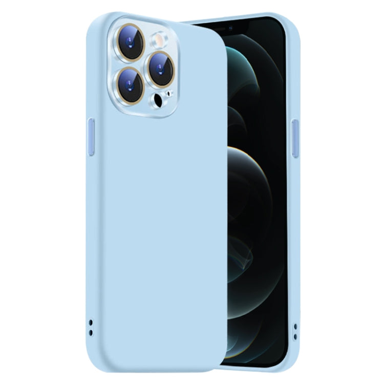 Nano Lens Cover Liquid Silicone Phone Case, For iPhone 12 Pro Max, For iPhone 12 Pro