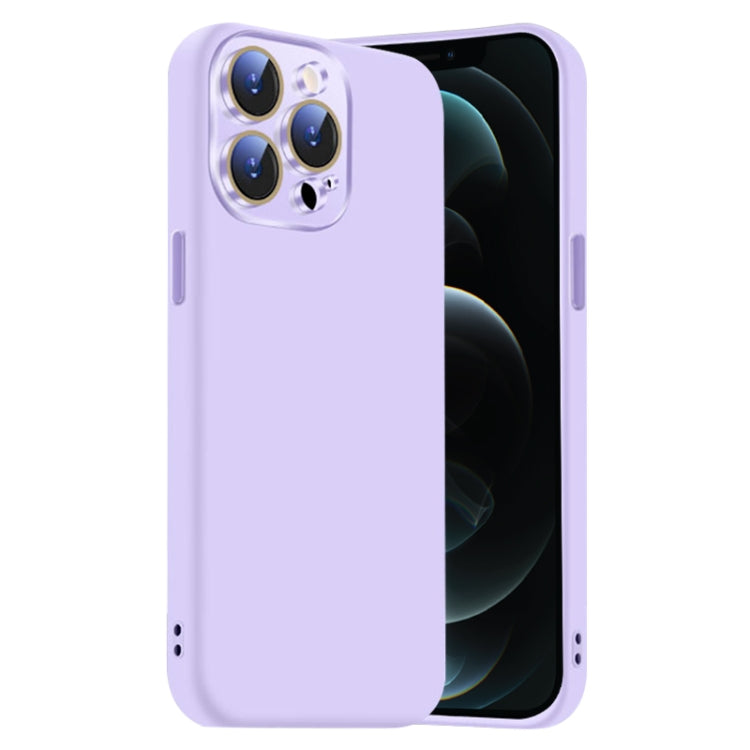 Nano Lens Cover Liquid Silicone Phone Case, For iPhone 12 Pro Max, For iPhone 12 Pro
