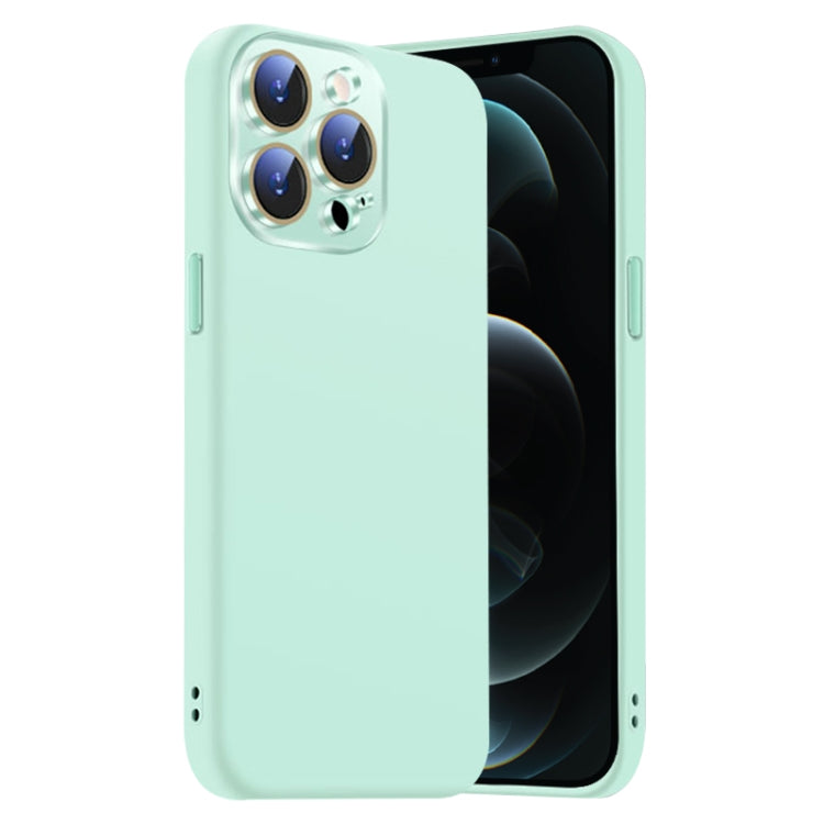 Nano Lens Cover Liquid Silicone Phone Case, For iPhone 12 Pro Max, For iPhone 12 Pro