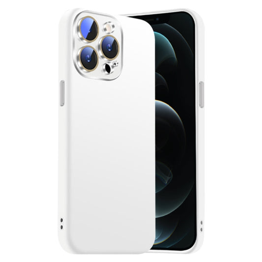 Nano Lens Cover Liquid Silicone Phone Case, For iPhone 12 Pro Max, For iPhone 12 Pro