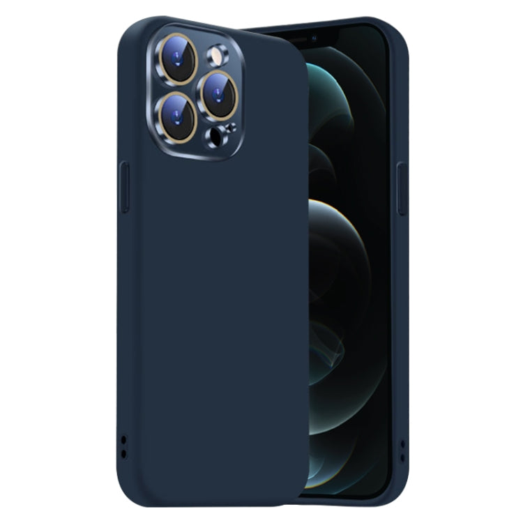 Nano Lens Cover Liquid Silicone Phone Case, For iPhone 12 Pro Max, For iPhone 12 Pro