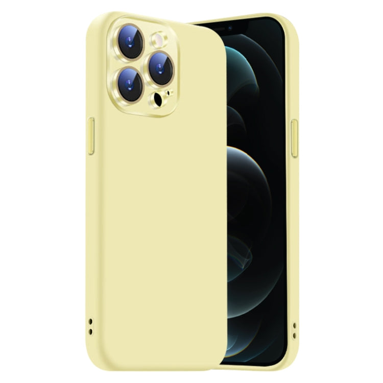 Nano Lens Cover Liquid Silicone Phone Case, For iPhone 12 Pro Max, For iPhone 12 Pro