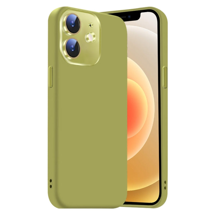 Nano Lens Cover Liquid Silicone Phone Case, For iPhone 13, For iPhone 12