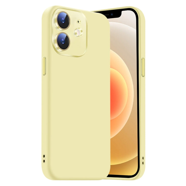 Nano Lens Cover Liquid Silicone Phone Case, For iPhone 13, For iPhone 12