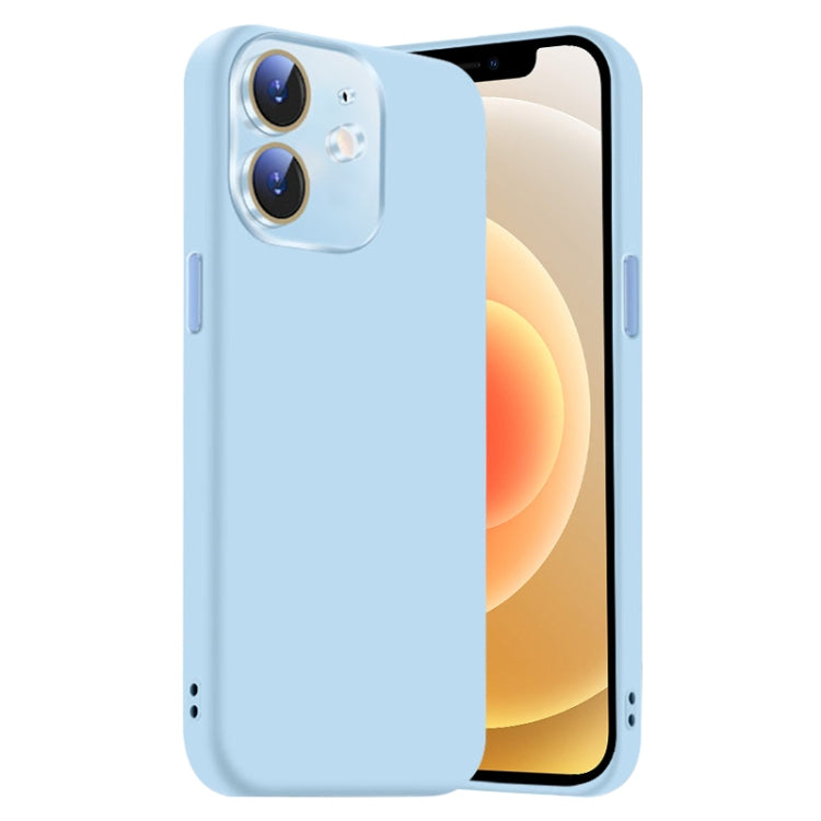 Nano Lens Cover Liquid Silicone Phone Case, For iPhone 13, For iPhone 12