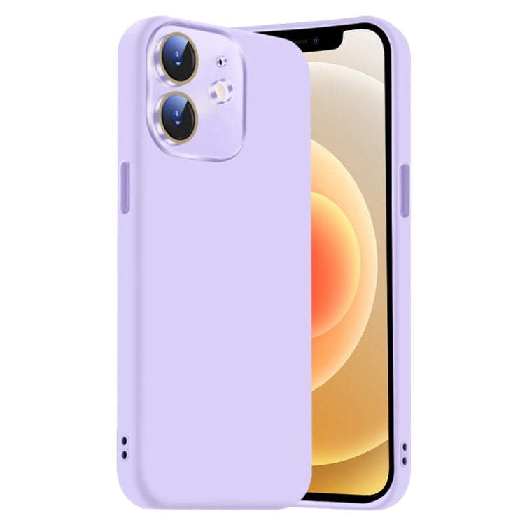 Nano Lens Cover Liquid Silicone Phone Case, For iPhone 13, For iPhone 12