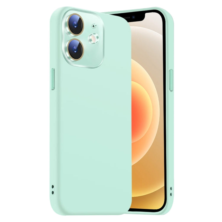 Nano Lens Cover Liquid Silicone Phone Case, For iPhone 13, For iPhone 12