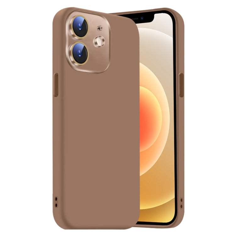 Nano Lens Cover Liquid Silicone Phone Case, For iPhone 13, For iPhone 12