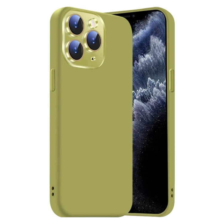 Nano Lens Cover Liquid Silicone Phone Case, For iPhone 11 Pro