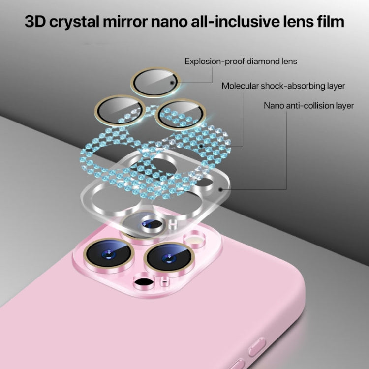 Nano Lens Cover Liquid Silicone Phone Case, For iPhone 14 Plus, For iPhone 14